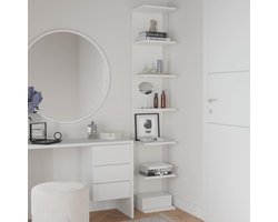 Boekenkast Wandplank - Aan Muur Gemonteerde Plank voor Diverse Toepassingen in Slaapkamer, Woonkamer, Badkamer, Keuken en Bureau