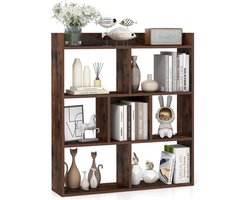 Boekenkastje – Kastje voor boeken – Kleine boekenkast – Wandkast boeken – Opbergkast – Decoratie kast – Houten boekenrek – Woonkamer – Kinderkamer – Opbergrek