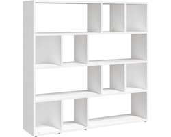 Boekenkast/Kamerscherm | Roomdivider | Privacy Scherm 105x24x102 cm wit