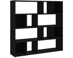 Boekenkast/Kamerscherm | Roomdivider | Privacy Scherm 105x24x102 cm zwart
