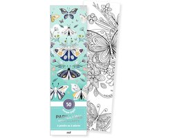 Boekenleggers om te kleuren - Papillons scintillants (glinsterende vlinders)