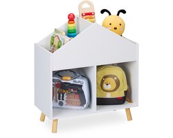 Boekenrek kind - 6 vakken - 64,5 cm hoog - kinderkamer