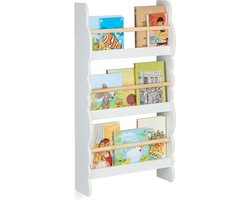 boekenrek kind - wolk - 3 planken - 80 x 42,5 x 14 cm - wandrek - kinderkamer