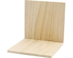 Boekensteun creativ company hout 15x15x15cm