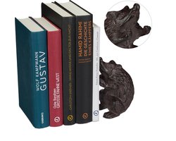 boekensteun dier - egel - gietijzer - boekenstandaard