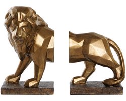 Boekensteun Origami Leeuw – Goud