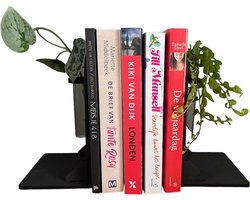 Boekensteun - Stekstation - Boekenstandaard - Boekenhouder - Set van 2 stuks - Boekensteunen - Stekken - Stekvaasjes - Boekensteun zwart - Hout - Boeken steun - Valentijn - Vaderdag cadeau - Moederdag - Moederdag cadeautje - Mama cadeau