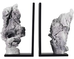 Boekensteunen - Decoratieve steunen - Boeken organiseren - Zware marmeren steen - Niet gespecificeerd - Natuursteen