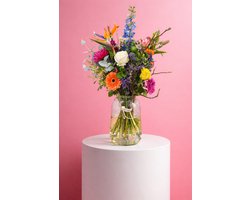 Boeket Royaal (XL) - Groots seizoensboeket vol verse bloemen
