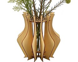Boeketvaas - Houten decoratieve plantenbak - Boeketgebouwen vaas | Voor patio entree woonkamer indoor outdoor tafelblad