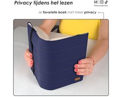 Boekhoes - Boekbeschermer - Boeken Beschermen - Verstelbare Dikte - Klein - Donkerblauw