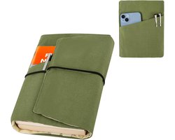 Boekhoezen - Boekbeschermers - Boeken beschermen - Wasbaar en herbruikbaar - 216 x 51 cm - Groen