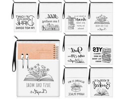 Boekhoezen Set - Boekbeschermers Zippers - Boeken Beschermen - 8 Verschillende Stijlen - 28x22cm - Multicolor