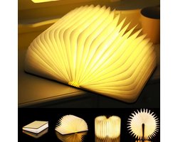 Boeklamp - Tafellamp Slaapkamer - Sfeerverlichting Binnen - Verlichting - Oplaadbare Kindertafellampen Cadeau - Decoratie Woonkamer-10,5*10,5*3cm-Nachtlamp Slaapkamer