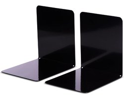 Boeksteunen van metaal, breed,