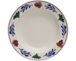 Boerenbont bord diep ø28cm - Set van 2 stuks