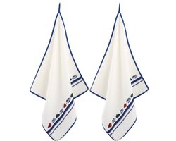 Boerenbont Keukendoeken 2 stuks 50x50 cm