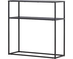 Bogota sidetable 1 plank zwart.