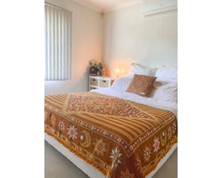 Bohemian Stijl Dekens - Geweven Plaid voor Bank en Bed - 50x60 Inch - Vintage Patroon - Zachte Katoen Mix - Binnen Buiten Gebruik - Strand Picknick Decor - Franjes Rand - Machinewasbaar - Hippie Woonstijl