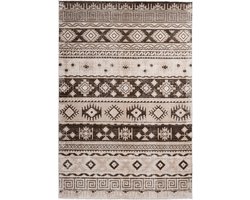 Bohemian Vloerkleed | Tapijt | Ariya | Etnisch | Taupe | 200x290 cm