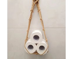 Boho chic style Wanddecoratie kaki - toiletroldecoratie - Decoratie - Boho chic - Touw