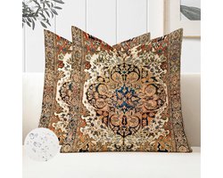 Boho Kussenhoezen - Set van 2 - Waterdicht - 45x45 cm - Polyester