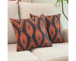 Boho Moderne Kussenhoezen Set van 2 - 45 x 45 cm - Decoratieve Kussens voor Woonkamer, Slaapkamer en Terras