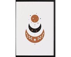 Boho Moon Poster - Wallified - Abstract - Poster - Print - Wall-Art - Woondecoratie - Kunst - Posters
