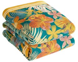Boho sprei met franjes - Dubbelzijdige katoenen deken 200x230 cm - Knusse bank- en beddeken