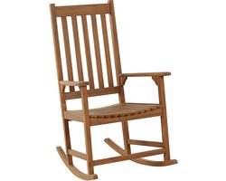 BOJANO - Schommelstoel - Lichte houtkleur - Acaciahout