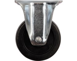 Bokwiel Vast - Ø 40 mm - Gelagerd - Polypropyleen Loopvlak - Transportwiel voor Meubels en Apparatuur
