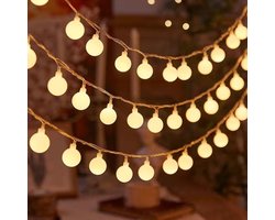 Bol Feestlichten Batterijbediend – 20 LED’s Waterdicht Feestlichten – Binnen/Buiten Decor voor Slaapkamer/Klaslokaal/Studentenkamer/Camping/Bruiloft/Kerst