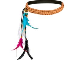 Boland - Hoofdband Festival - Één maat - Volwassenen - Unisex - 60's & 70's - Hippie & Flower Power - Boho