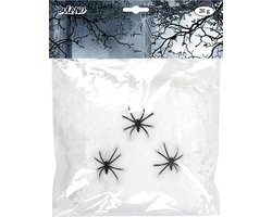 Boland - Spinrag met spinnen 20 g Wit - Horror - Horror