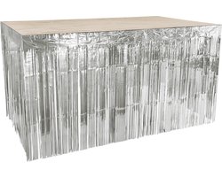 Boland - Tafelrok Metallic zilver - Volwassenen - -