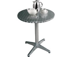 Bolero ronde RVS tafel 80cm