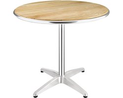 Bolero ronde tafel met essenhouten blad 80cm