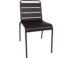 Bolero Stalen Stoelen Zwart ( Set van 4 )