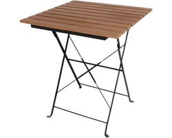 Bolero Vierkante kunststof tafel | Houtkleurig