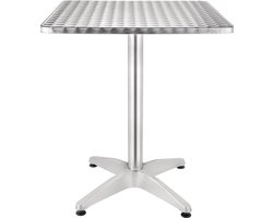 Bolero vierkante RVS tafel 60cm