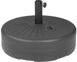 Bolero Zwart Kunststof Parasolvoet 40ltr (gevuld) - DZ884