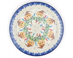 Bolesławiec Keramiek Dessertbord 15,5 cm Halloween Pompoen Decoratie
