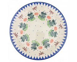 Bolesławiec Ontbijtbord 'Kikkers' 19 cm - Handgemaakt Keramiek