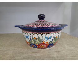 Bolesławiec Ovenschaal 1.6L Rond 1928 Dek 149 Gat 1