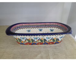 Bolesławiec Ovenschaal voor Brood, Rechthoekig, 2L, 40cm