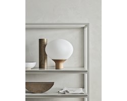 Bolia - Acorn Tafellamp - Ø 32 cm - Opaalglas - Eiken