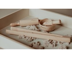 Bolletoet - houten speelbak accessoires - met naam - personaliseren - cadeau - speelbak
