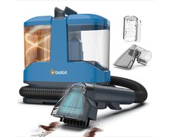 BOLLIT Vlekkenreiniger Compact - Tapijtreiniger - Zetelreiniger - Bank Reiniger Machine - Meubelreiniger - 3 Opzetstukken