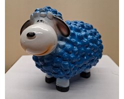 Bolschaap Beeld Kleur blauw - Love You - Valentijn - Valentijnsdag - Kado - Cadeau - Decoratie - Woonaccessoires - Beeld - 15cm Hoog