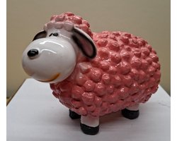 Bolschaap Beeld Kleur Roze - Valentijnsdag - Kado - Cadeau - Decoratie - Woonaccessoires - Beeld - 15cm Hoog